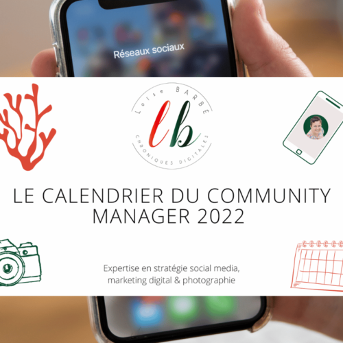 Le calendrier magique du community manager en  2022